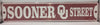 Oklahoma Sooners Street Sign