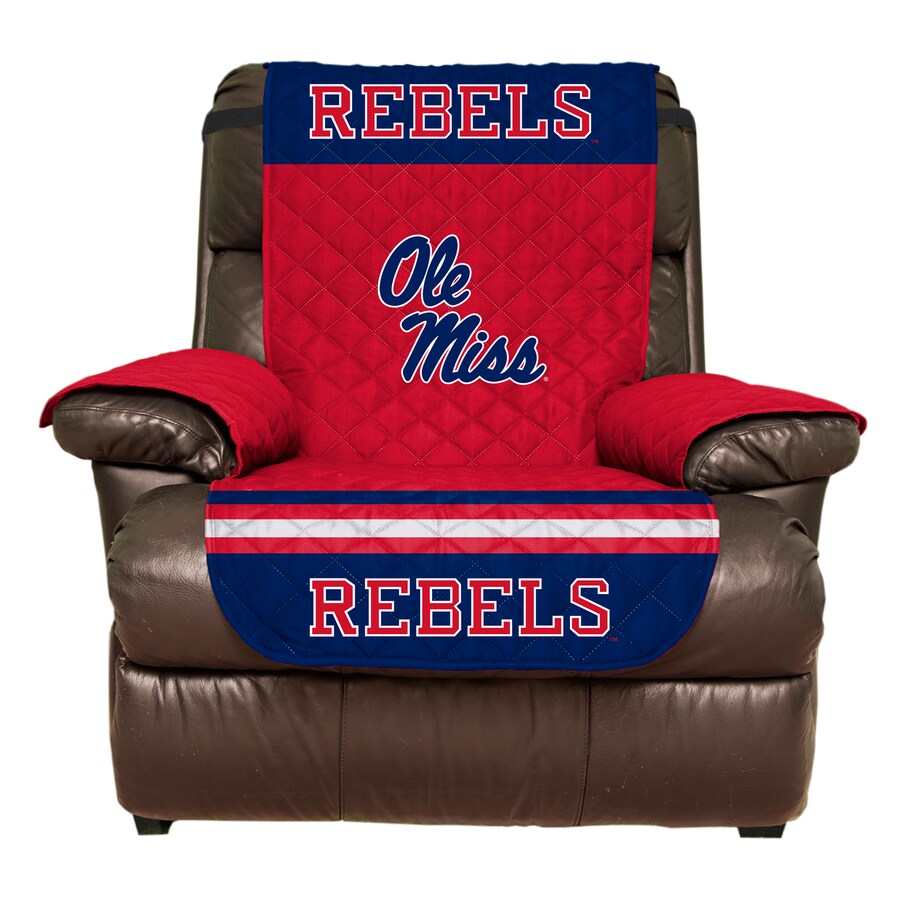 Ole Miss Rebels Furniture Protector Cover Recliner Reversible