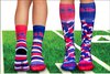 Ole Miss Rebels Team Socks New Sublimated Crew Ankle Ncaa Unisex Pick A Size College