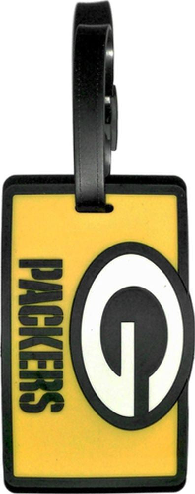 Green Bay Packers Soft Bag Tag Football Luggage Nfl Id Information Travel