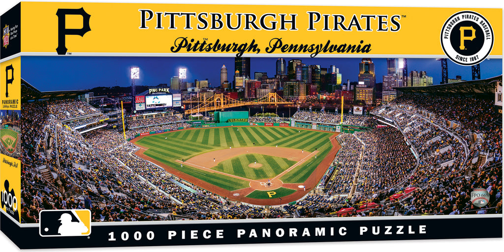 Pittsburgh Pirates Panoramic Jigsaw Puzzle MLB 1000 Pc Pnc Park Pennsylvania