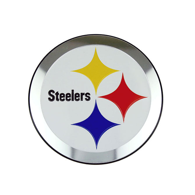 Pittsburgh Steelers Color Team Emblem Aluminum Auto Laptop Sticker Decal Embossed