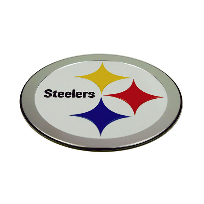 Pittsburgh Steelers Color Team Emblem Aluminum Auto Laptop Sticker Decal Embossed