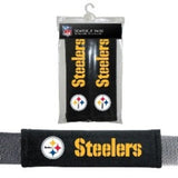 Pittsburgh Steelers Seatbelt Laptop Gym Bag Pads Nfl Shoulder Protector 2Pk New