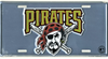 Pittsburgh Pirates Car Truck Tag Chrome License Plate Embossed Metal