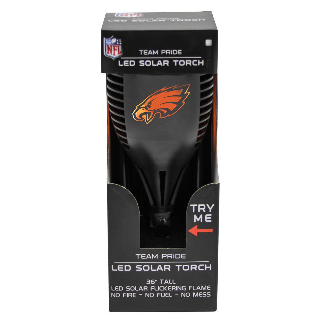 Philadelphia Eagles LED Solar Flickering Torch 36"