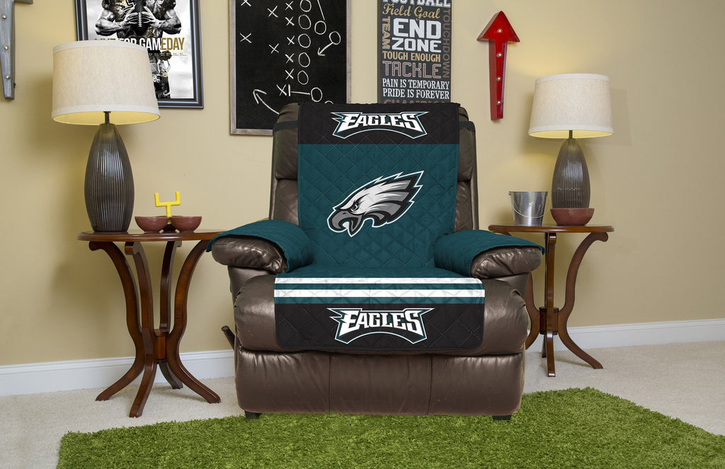 Philadelphia Eagles Furniture Protector Cover Recliner Reversible