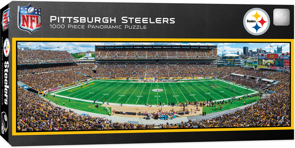 Pittsburgh Steelers Heinz Field Panoramic Jigsaw Puzzle 1000 Pc NFL Stadium