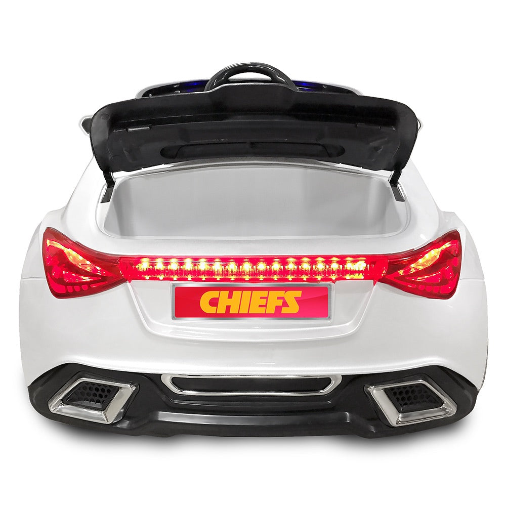 Kansas City Chiefs Ride On Ultimate Sports Car with Remote Control & Radio Kids