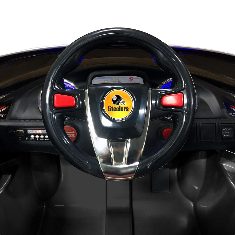 PITTSBURGH STEELERS RIDE ON ULTIMATE SPORTS CAR WITH REMOTE