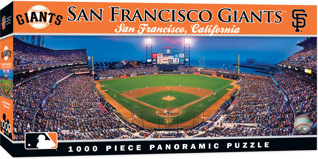 San Francisco Giants At&T Park Panoramic Jigsaw Puzzle MLB 1000 Pc