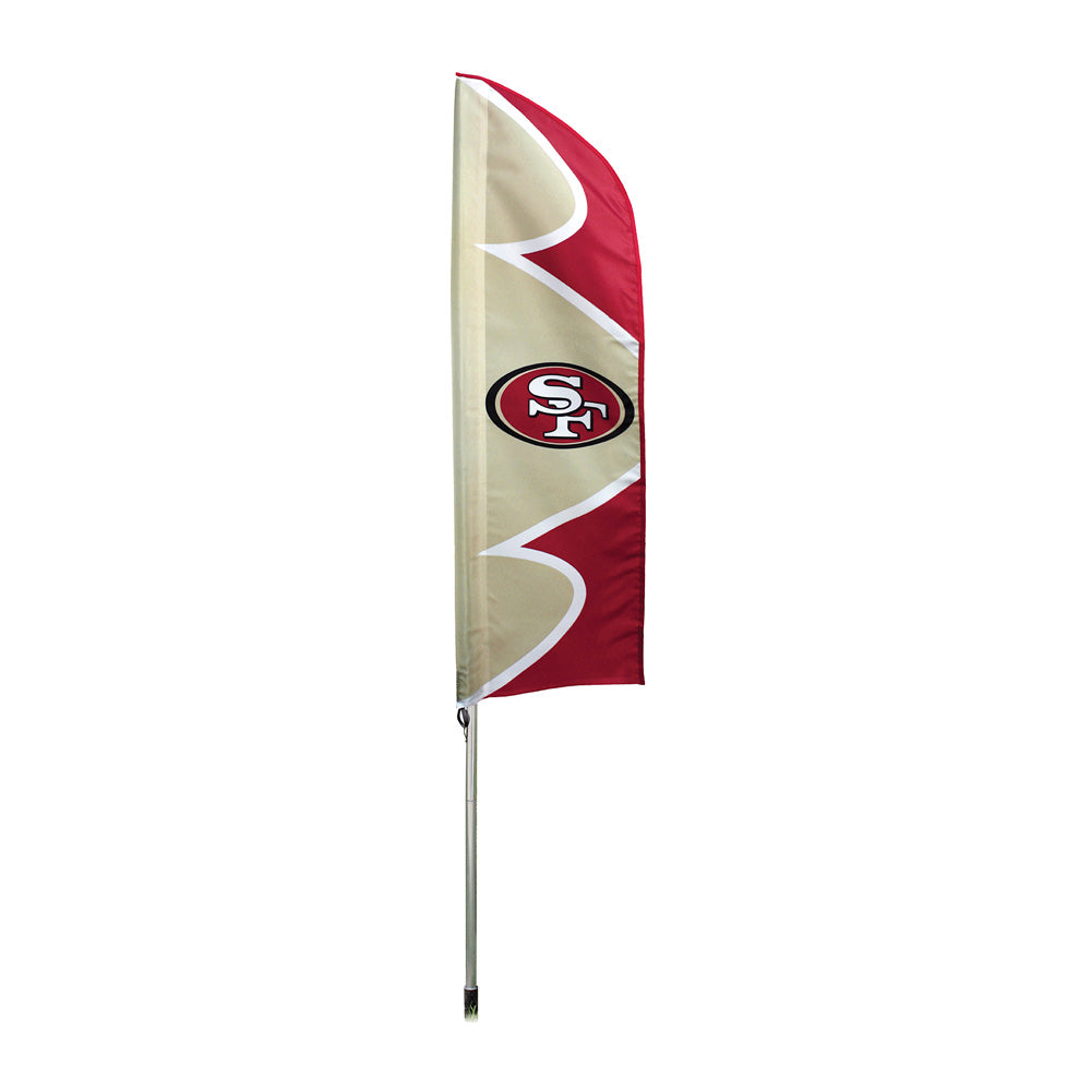 San Francisco 49Ers 6 Foot Tall Swooper Double Sided Team Flag