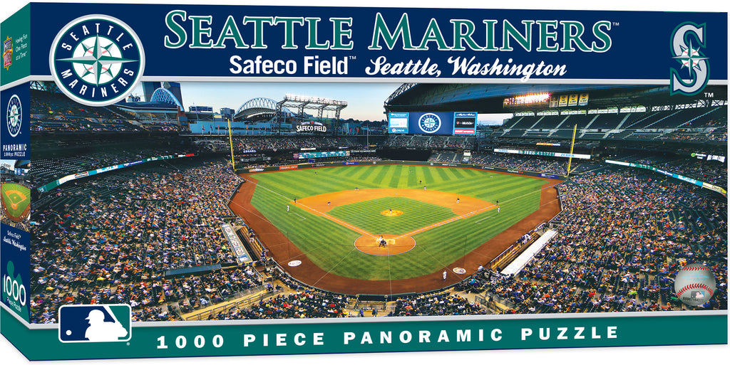 Seattle Mariners Panoramic Jigsaw Puzzle MLB 1000 Pc Safeco Field Washington