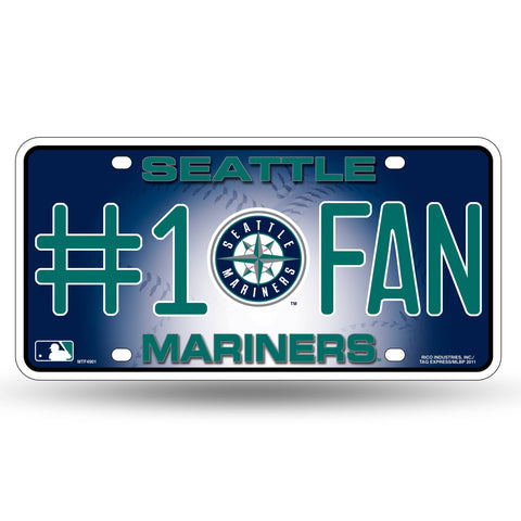 New York Mets #1 Fan Car Truck Tag License Plate Mlb Baseball Metal Sign