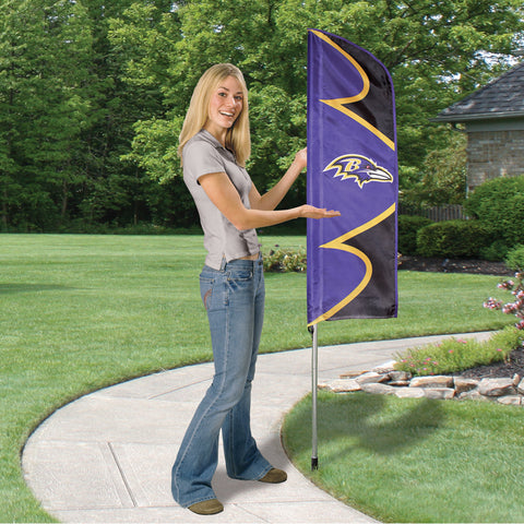 Baltimore Ravens Applique Travel Neck Pillow Team Logo Color Snap Closure Polyester