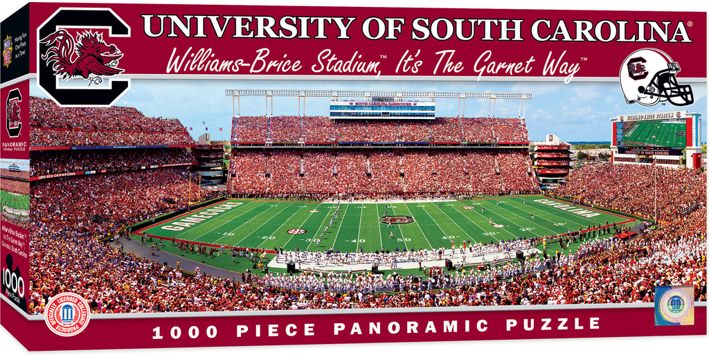 South Carolina Gamecocks Stadium Panoramic Jigsaw Puzzle 1000 Pc Williams Brice