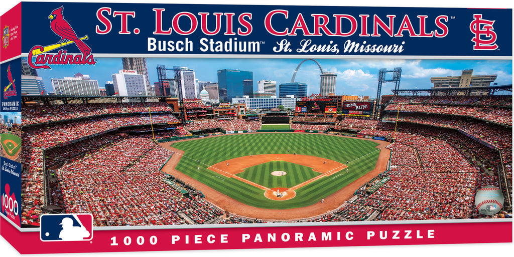 St. Louis Cardinals Stadium Panoramic Jigsaw Puzzle MLB 1000 pc Busch Stadium