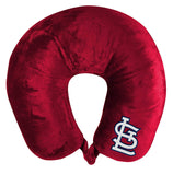 St. Louis Cardinals Applique Travel Neck Pillow Team Logo Color Snap Closure Polyester Mlb