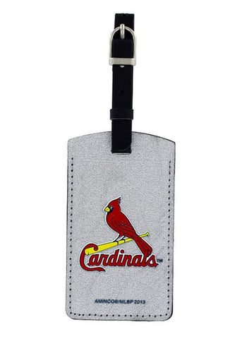 st louis cardinals baseball luggage tag