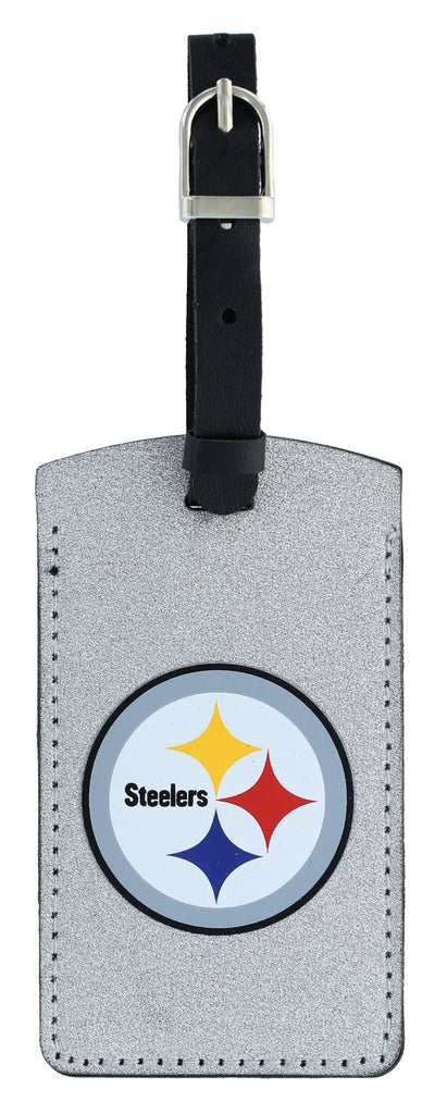 Pittsburgh Steelers Sparkle Bag Tag Football Luggage Nfl Id Information Travel