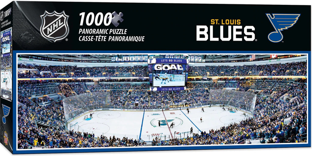 ST. LOUIS BLUES STADIUM PANORAMIC JIGSAW PUZZLE NHL 1000 PC HOCKEY