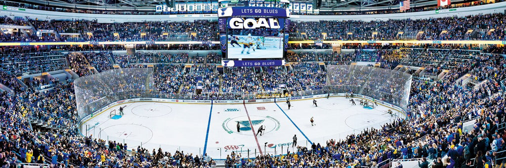 ST. LOUIS BLUES STADIUM PANORAMIC JIGSAW PUZZLE NHL 1000 PC HOCKEY