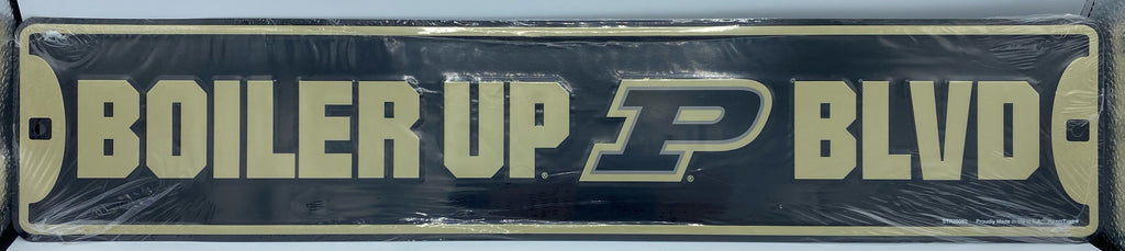 Purdue University Metal Street Sign Boilermakers Boiler Up Blvd