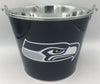 NFL Aluminum Bucket 5 QT Drink Party Pail Ice Metal  - Choose Your Team
