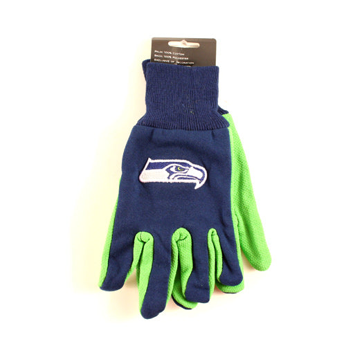 NFL Sport Utility Work Play Football Gloves No Slip Grip Adult