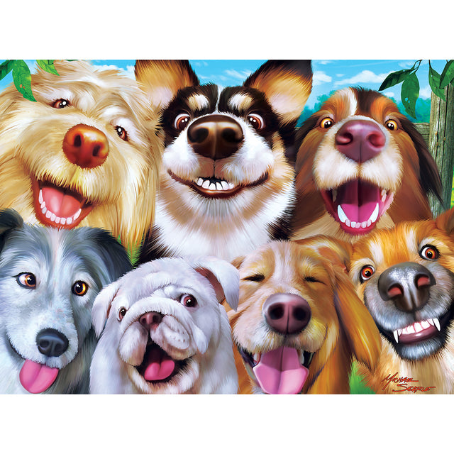 Goofy Grins Selfies Right Fit 200 Piece Kids Puzzle