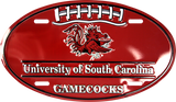 South Carolina Gamecocks Car Tag Oval Football License Plate