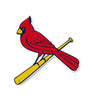 St. Louis Cardinals 3D Foam Wall Logo Round Sign Bird On Bat Fan Mancave Office Sports Mlb Room