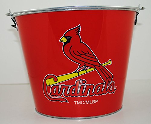 Mlb Aluminum Bucket 5 Qt Drink Party Ice Metal Pail - Choose Your Team