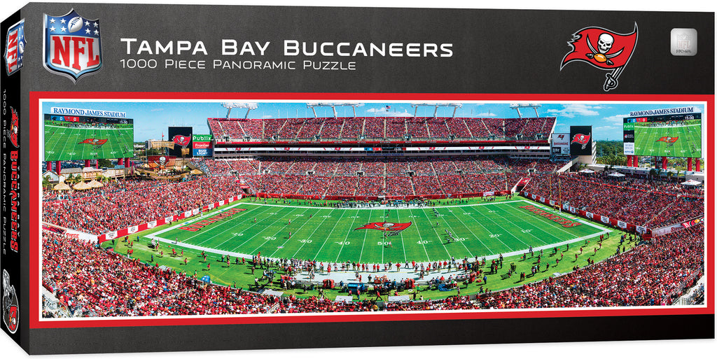 Tampa Bay Buccaneers Stadium Panoramic Jigsaw Puzzle Nfl 1000 Pc