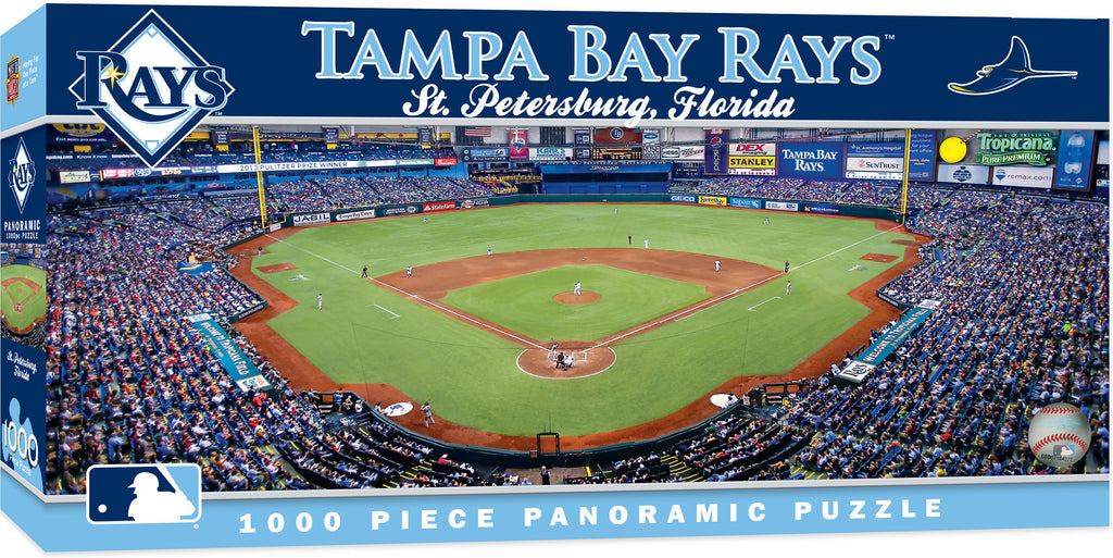 Tampa Bay Rays Panoramic Jigsaw Puzzle MLB 1000 Pc Park Stadium