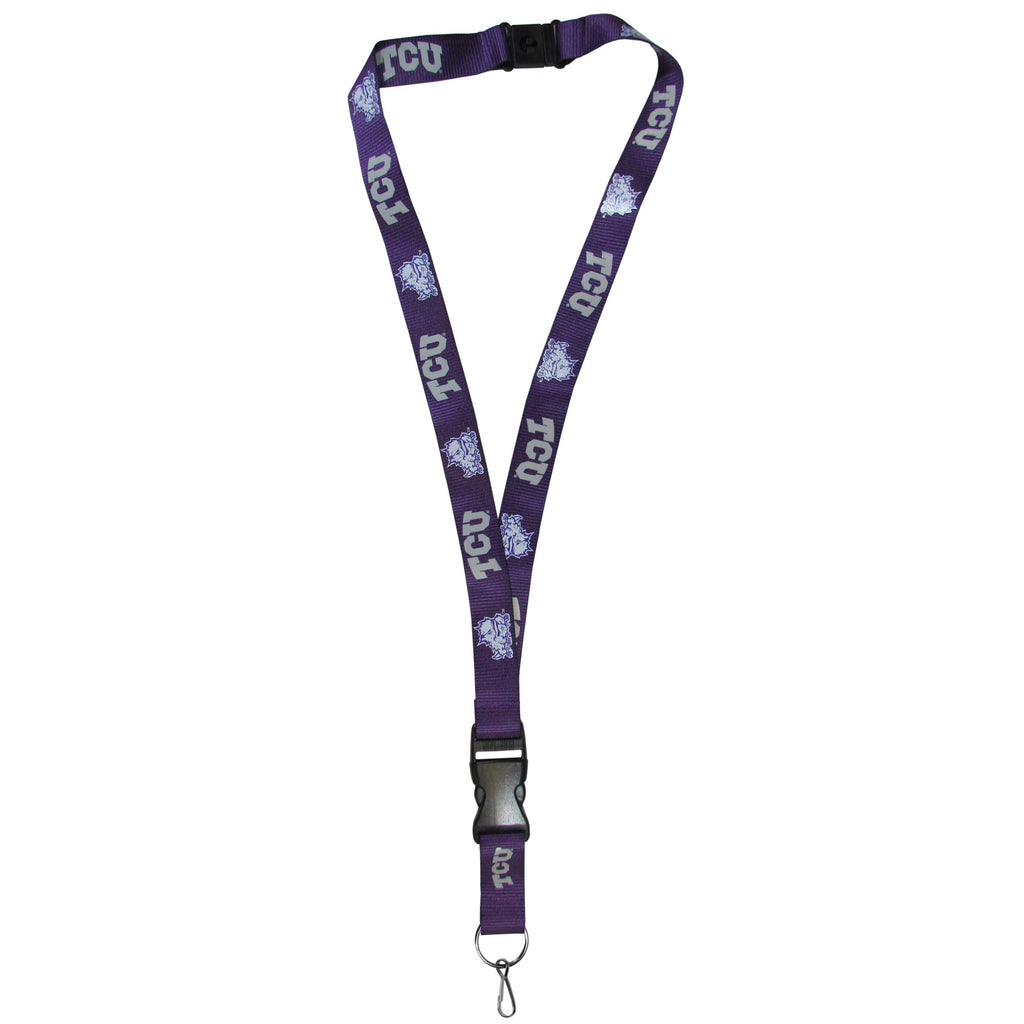 Lanyard Key Chain Clip Id / Ticket Badge Holder 21" Nylon Ncaa- Pick Your Team