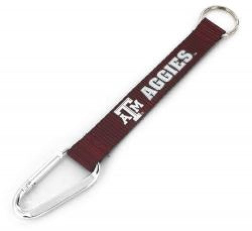 Texas A&M Aggies Carabiner Lanyard Keychain 8"