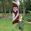 Texas A&M Aggies 8.5 Foot Tall Team Flag 11.5' Pole Sign Banner Tailgates