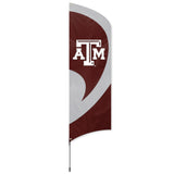 Texas A&M Aggies 8.5 Foot Tall Team Flag 11.5' Pole Sign Banner Tailgates