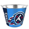 NFL Aluminum Bucket 5 QT Drink Party Pail Ice Metal  - Choose Your Team