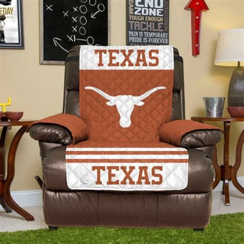 Texas Longhorns Furniture Protector Cover Recliner Reversible