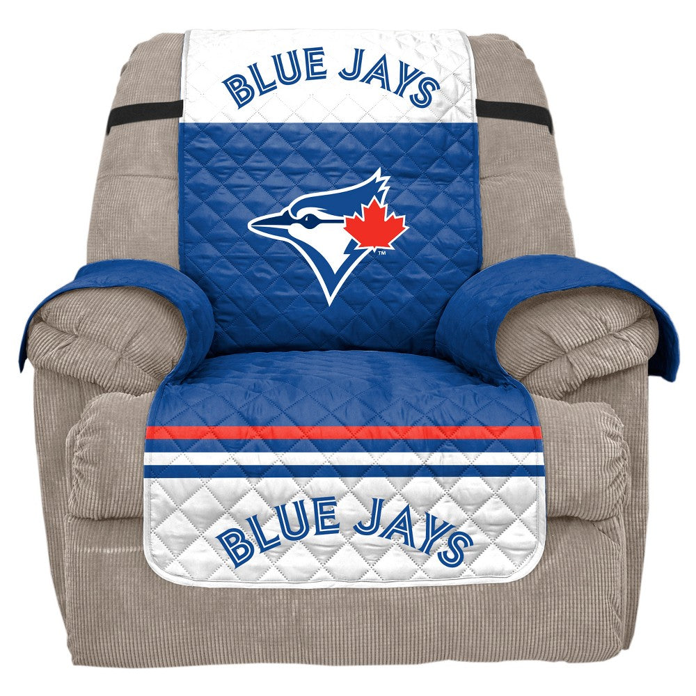 Toronto Blue Jays Furniture Protector Recliner Cover Reversible