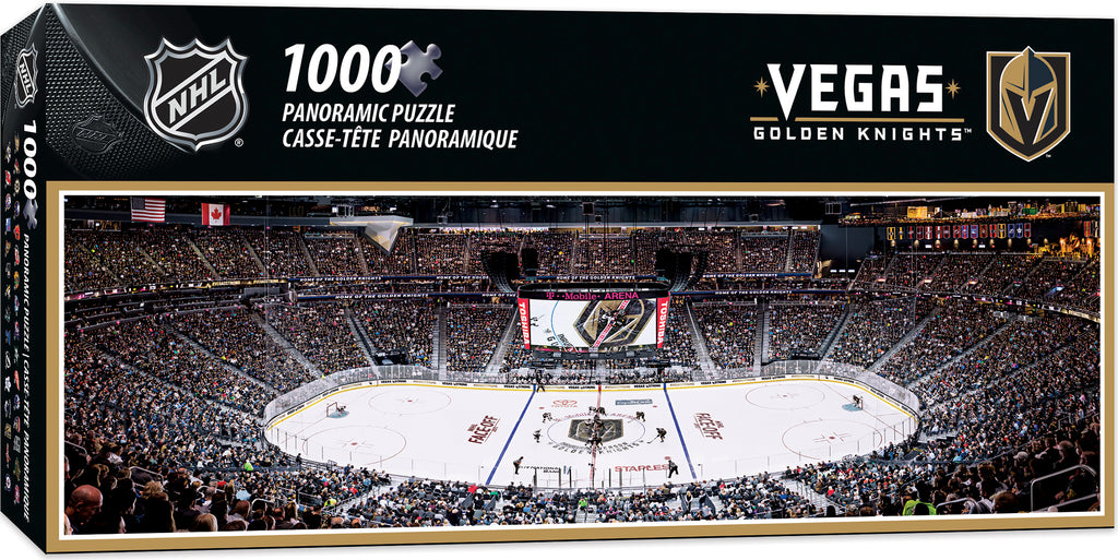 VEGAS GOLDEN KNIGHTS STADIUM PANORAMIC JIGSAW PUZZLE NHL 1000 PC T MOBILE ARENA