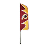 Washington Redskins 6 Foot Tall Swooper Flag Double Sided