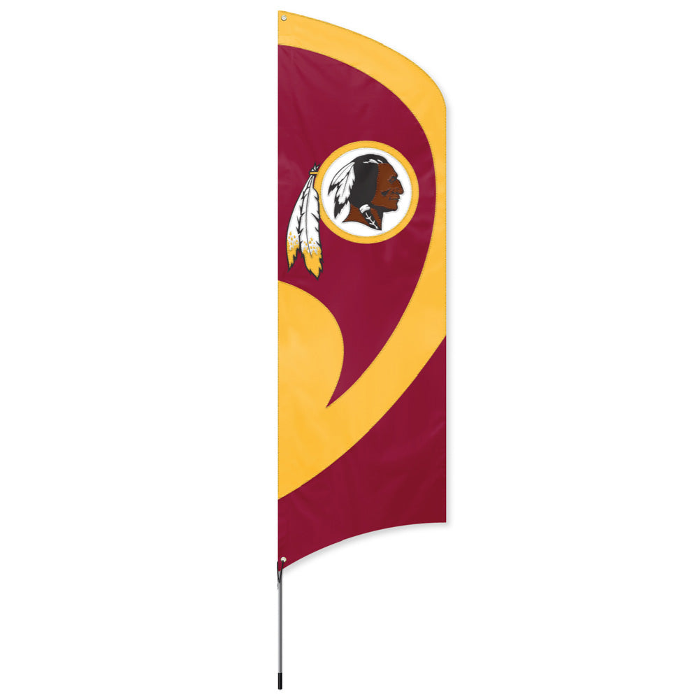 Washington Redskins 8.5 Foot Tall Team Flag 11.5' Pole Sign Banner Nfl