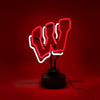 Wisconsin Badgers Neon Sign Light Table Top Lamp