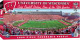 Wisconsin Badgers Stadium Panoramic Jigsaw Puzzle 1000 Pc Camp Randall Football