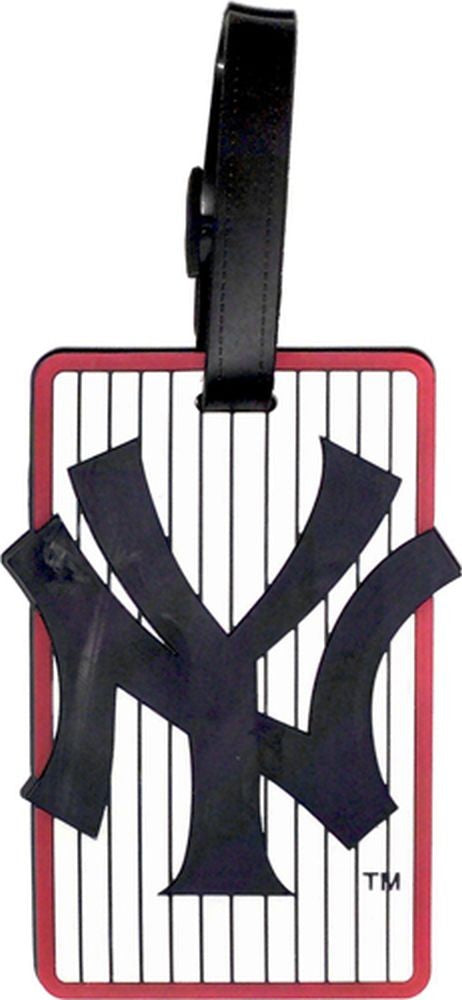 New York Yankees Soft Bag Tag Baseball Luggage Mlb Id Information Travel