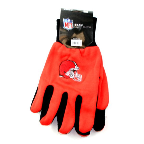 NFL Sport Utility Work Play Football Gloves No Slip Grip Adult
