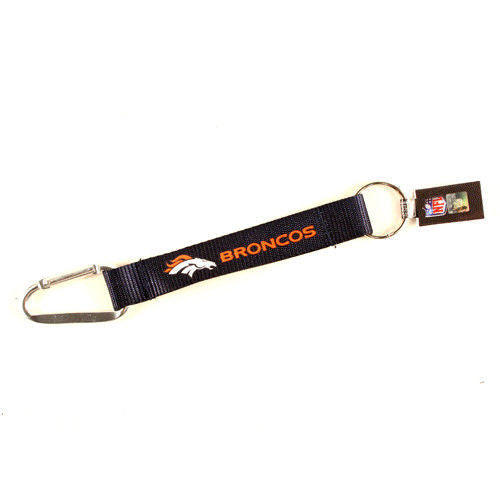 Carabiner Lanyard Keychain 8" NFL Pick Your Team Football NEW!